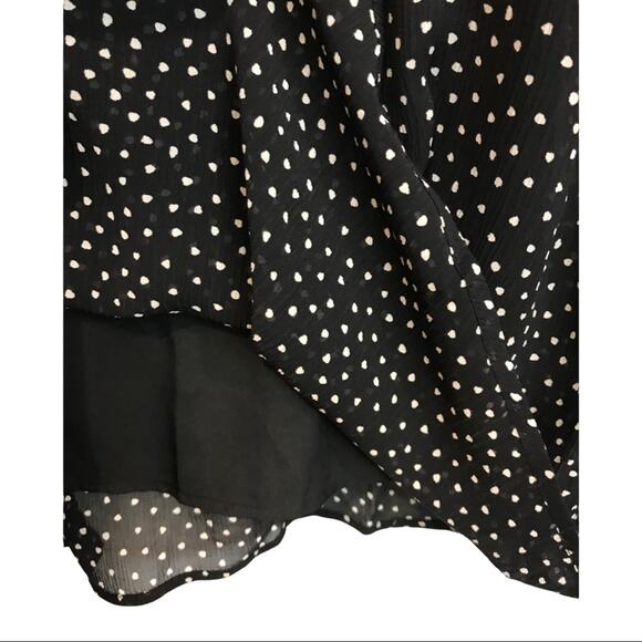 Garnet Hill Silk Dress Ruffle-Bodice Boho Peasant Sz XS oversized flowy - Picture 7 of 12